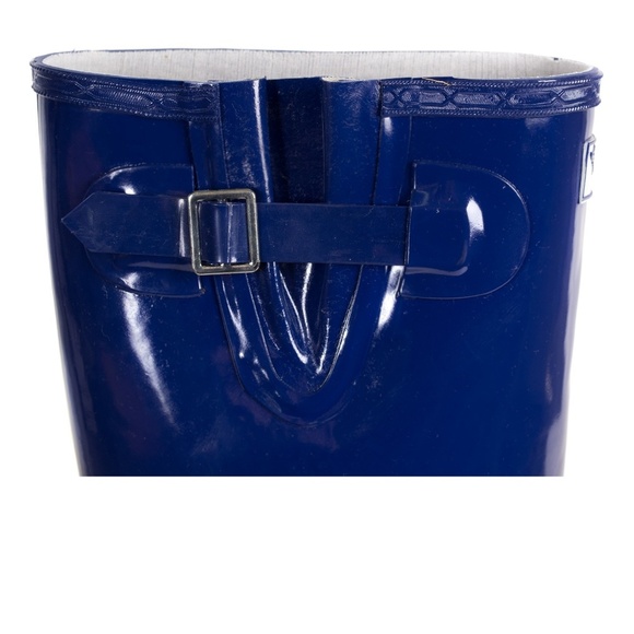 Women's Rainboots, Tall Rubber Rain Boots, RB-3106, Navy - Picture 6 of 6